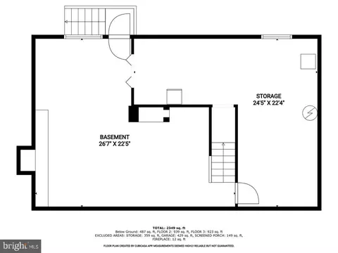 Floorplan - 2053 Kings House Rd, Silver Spring, MD 20905 photo 3 of 3