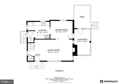 Floorplan - 2714 Harmon Rd, Silver Spring, MD 20902 photo 2 of 3