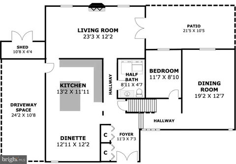 Floorplan - 5 Autumn Ct, Silver Spring, MD 20904 photo 1 of 3
