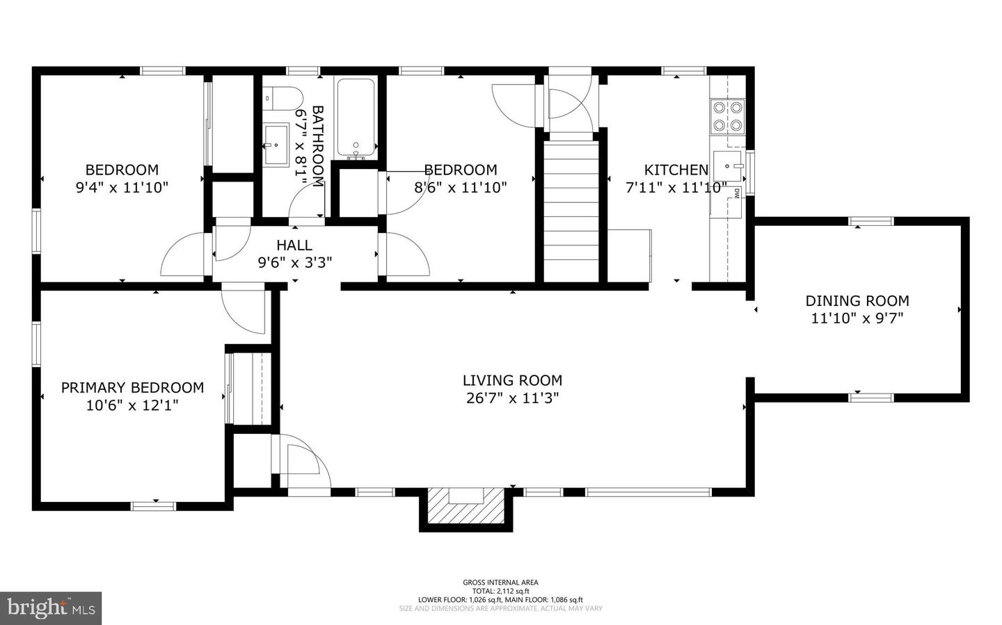 Floorplan - 1116 W Nolcrest Dr, Silver Spring, MD 20903 photo 1 of 2