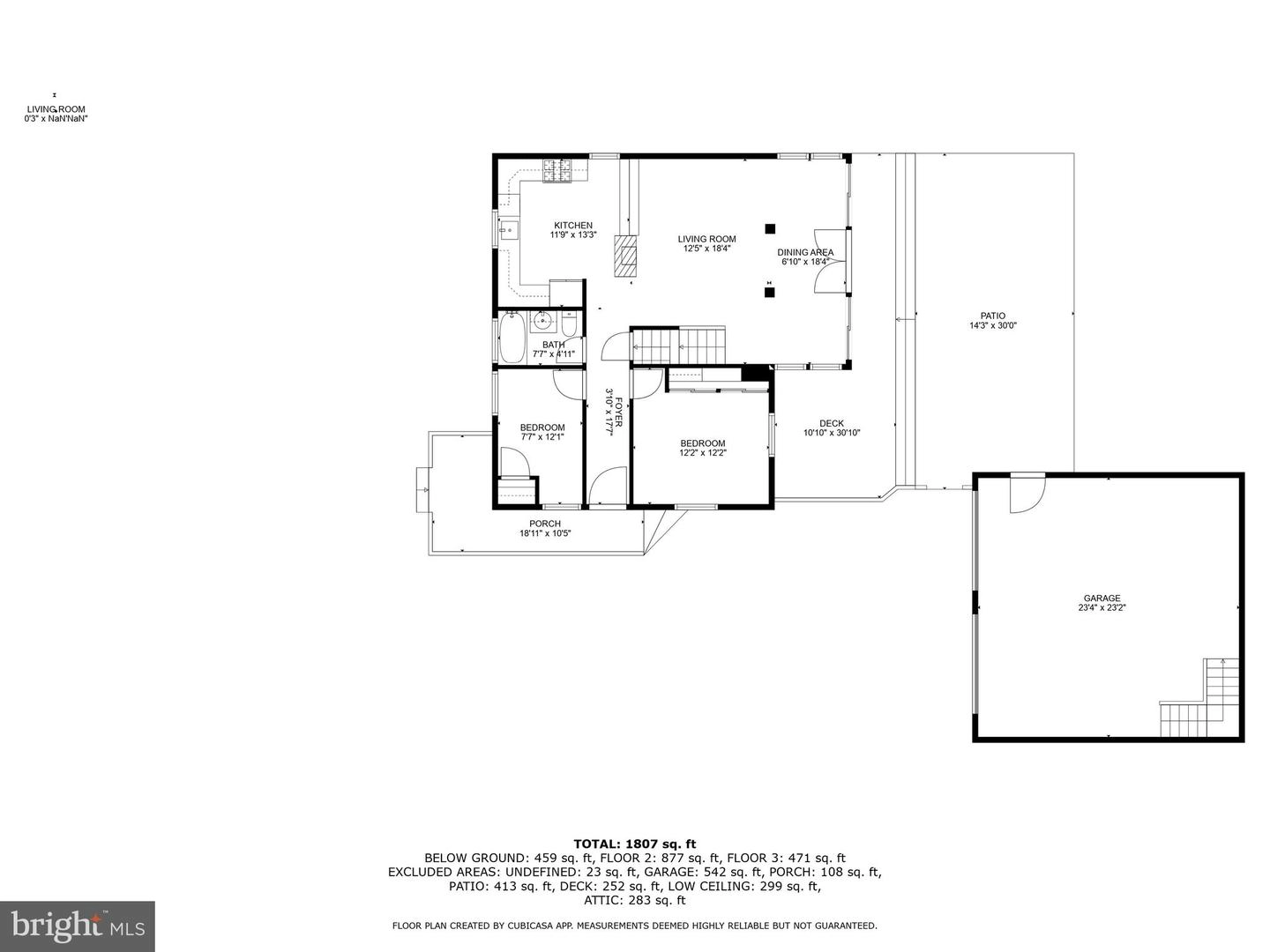 Floorplan - 2201 Luzerne Ave, Silver Spring, MD 20910 photo 1 of 4