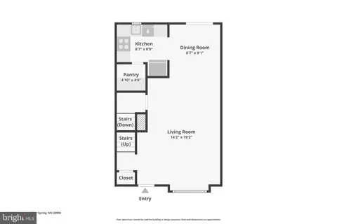 Floorplan - 1305 Alderton Ln, Silver Spring, MD 20906 photo 1 of 3