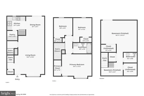 Floorplan - 1305 Alderton Ln, Silver Spring, MD 20906 photo 3 of 3