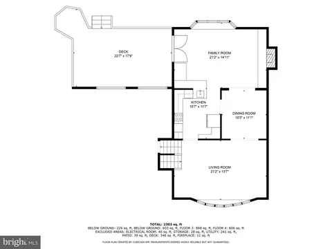 Floorplan - 1303 Xaveria Dr, Silver Spring, MD 20903 photo 2 of 5