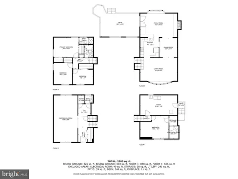 Floorplan - 1303 Xaveria Dr, Silver Spring, MD 20903 photo 1 of 5