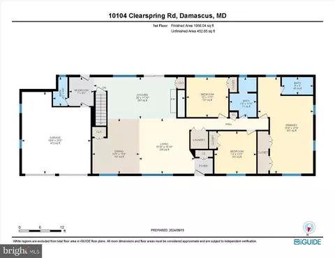 Floorplan - 10104 Clearspring Rd, Damascus, MD 20872 photo 1 of 3