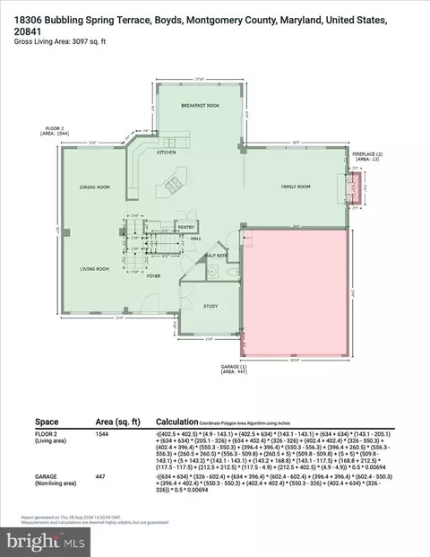 Floorplan - 18306 Bubbling Spring Ter, Boyds, MD 20841 photo 2 of 3