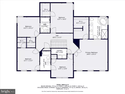 Floorplan - 13923 Schaeffer Rd, Boyds, MD 20841 photo 3 of 4