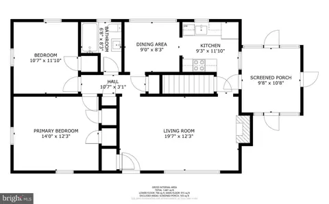 Floorplan - 707 Northwest Dr, Silver Spring, MD 20901 photo 2 of 3