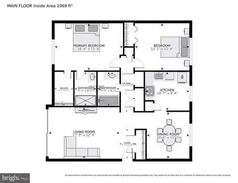 Floorplan - 3906 Bel Pre Rd #8, Silver Spring, MD 20906 photo 1 of 1