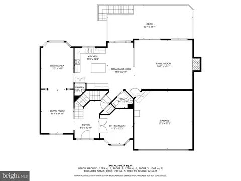 Floorplan - 13129 Venetian Rd, Silver Spring, MD 20904 photo 1 of 4