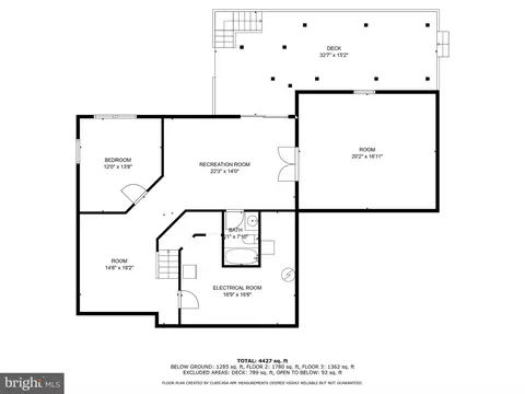 Floorplan - 13129 Venetian Rd, Silver Spring, MD 20904 photo 3 of 4