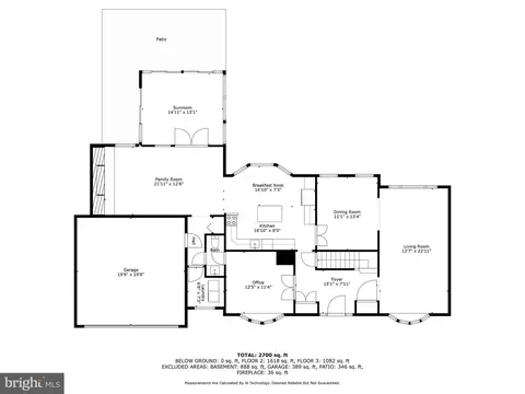 Floorplan - 13709 Turnmore Rd, Silver Spring, MD 20906 photo 4 of 4
