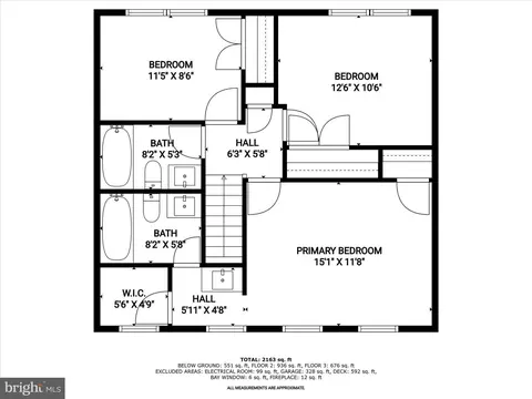 Floorplan - 15353 Baileys Ln, Silver Spring, MD 20906 photo 3 of 4