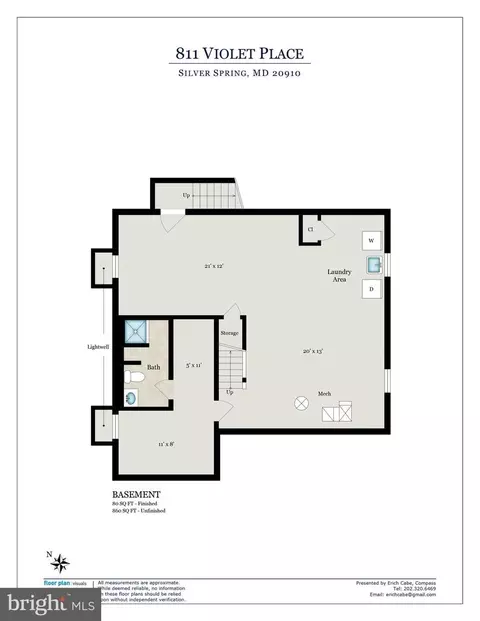 Floorplan - 811 Violet Pl, Silver Spring, MD 20910 photo 4 of 5