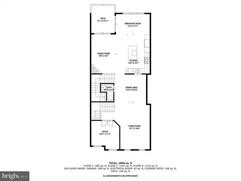Floorplan - 1504 Rabbit Hollow Pl, Silver Spring, MD 20906 photo 2 of 4