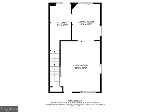 Floorplan - 11941 Andrew St, Silver Spring, MD 20902 photo 2 of 4