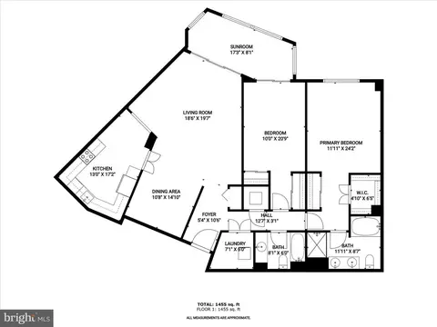 Floorplan - 14809 Pennfield Cir #206, Silver Spring, MD 20906 photo 1 of 2