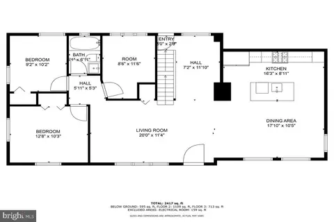 Floorplan - 2900 Harris Ave, Silver Spring, MD 20902 photo 4 of 4