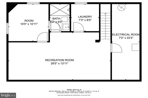 Floorplan - 2900 Harris Ave, Silver Spring, MD 20902 photo 2 of 4