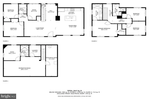 Floorplan - 2900 Harris Ave, Silver Spring, MD 20902 photo 1 of 4