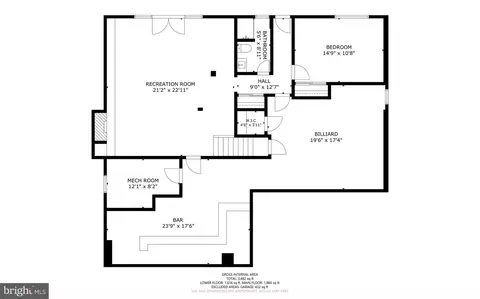 Floorplan - 225 Hermleigh Rd, Silver Spring, MD 20902 photo 2 of 3