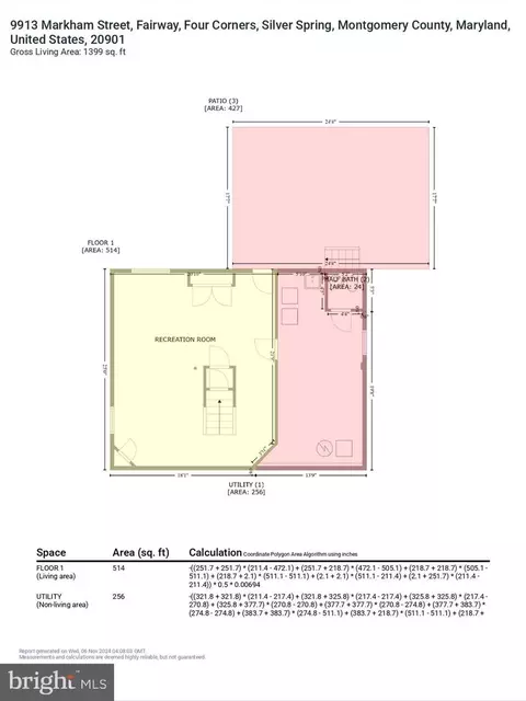 Floorplan - 9913 Markham St, Silver Spring, MD 20901 photo 7 of 7