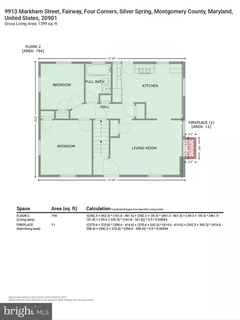 Floorplan - 9913 Markham St, Silver Spring, MD 20901 photo 5 of 7
