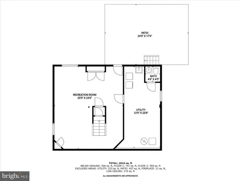 Floorplan - 9913 Markham St, Silver Spring, MD 20901 photo 3 of 7