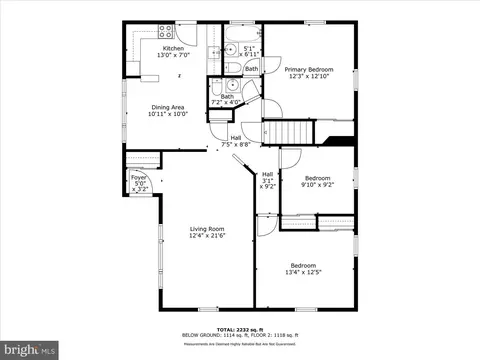 Floorplan - 1706 Lansdowne Way, Silver Spring, MD 20910 photo 1 of 2