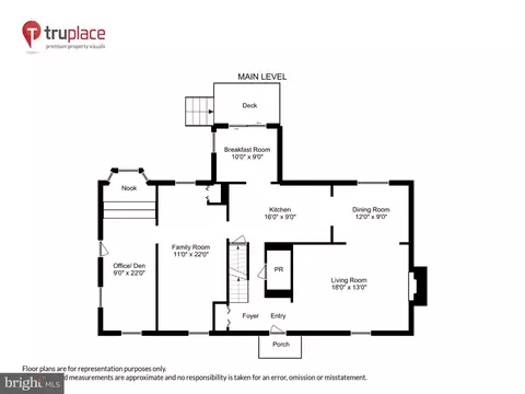 Floorplan - 916 W Nolcrest Dr, Silver Spring, MD 20903 photo 1 of 3