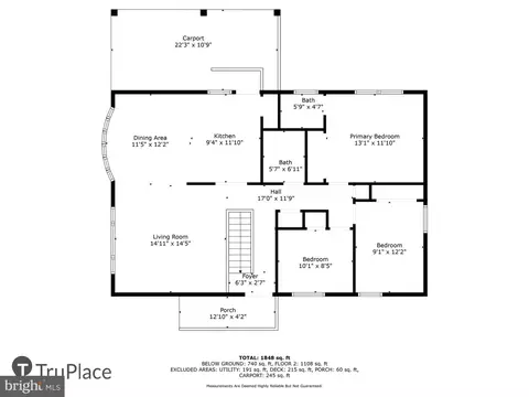Floorplan - 11310 Mapleview Dr, Silver Spring, MD 20902 photo 1 of 3
