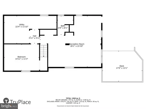 Floorplan - 11310 Mapleview Dr, Silver Spring, MD 20902 photo 2 of 3