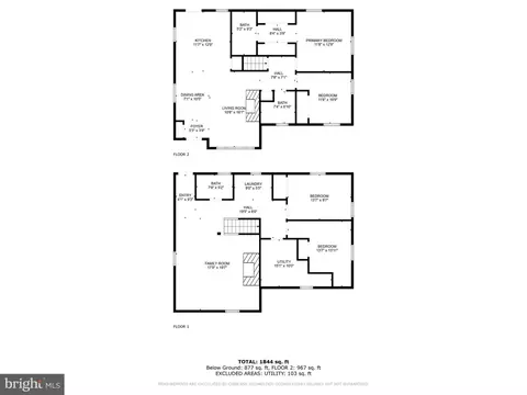 Floorplan - 9407 Ocala St, Silver Spring, MD 20901 photo 1 of 1