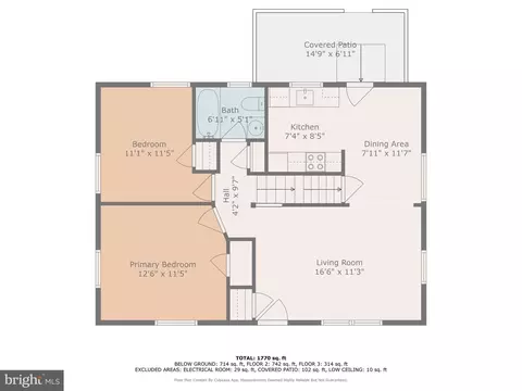 Floorplan - 12210 Atherton Dr, Silver Spring, MD 20902 photo 2 of 4