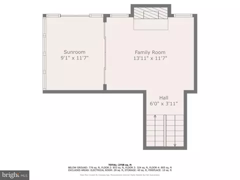 Floorplan - 1503 Crestline Rd, Silver Spring, MD 20904 photo 3 of 5