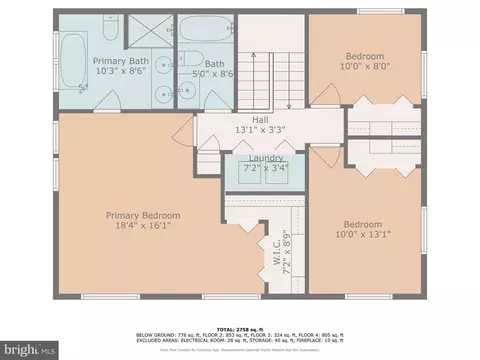Floorplan - 1503 Crestline Rd, Silver Spring, MD 20904 photo 4 of 5