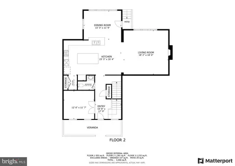 Floorplan - 418 Cloverly Forest Dr, Silver Spring, MD 20905 photo 2 of 3