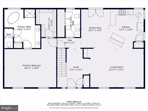 Floorplan - 13907 Overton Ln, Silver Spring, MD 20904 photo 1 of 4