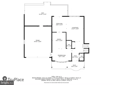 Floorplan - 204 Hermleigh Rd, Silver Spring, MD 20902 photo 1 of 4