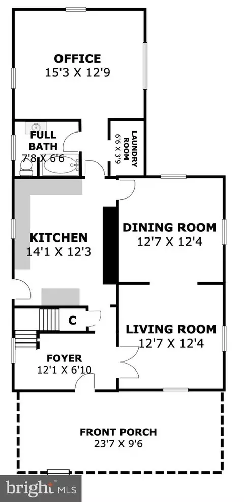 Floorplan - 713 Ritchie Ave, Silver Spring, MD 20910 photo 1 of 3