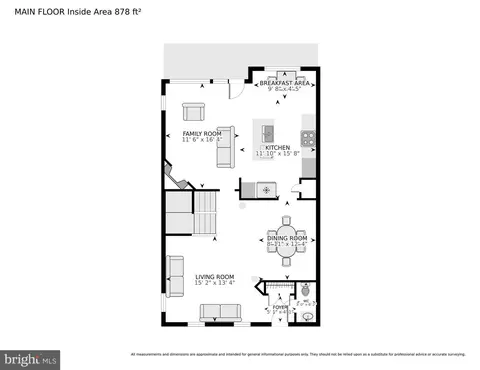 Floorplan - 9560 Ament St, Silver Spring, MD 20910 photo 2 of 5