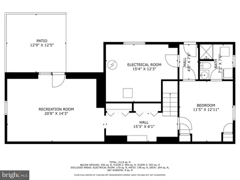 Floorplan - 322 Penwood Rd, Silver Spring, MD 20901 photo 2 of 4