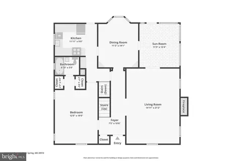 Floorplan - 14 Park Valley Rd, Silver Spring, MD 20910 photo 1 of 4