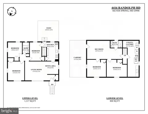 Floorplan - 4416 Randolph Rd, Silver Spring, MD 20906 photo 1 of 1