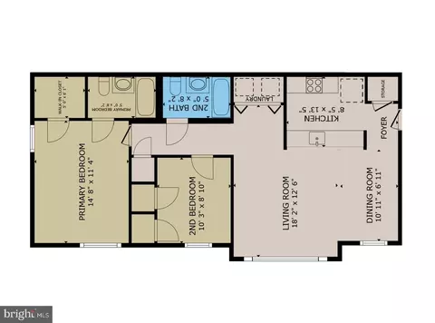 Floorplan - 14201 Woolen Oak Ct #4, Silver Spring, MD 20906 photo 1 of 1
