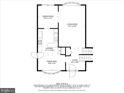 Floorplan - 312 Beaumont Rd, Silver Spring, MD 20904 photo 1 of 4