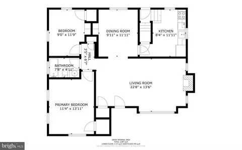 Floorplan - 2313 Homestead Dr, Silver Spring, MD 20902 photo 1 of 2