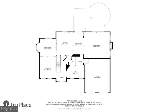 Floorplan - 13716 Night Sky Dr, Silver Spring, MD 20906 photo 3 of 4
