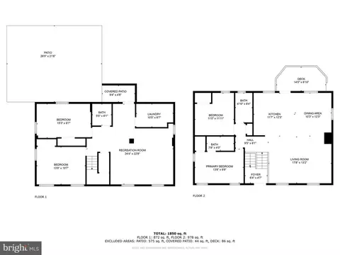Floorplan - 803 Orange Dr, Silver Spring, MD 20901 photo 1 of 1